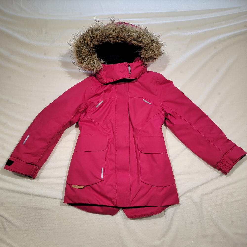 Winter water resistant coat, Reima, girls size 6.
